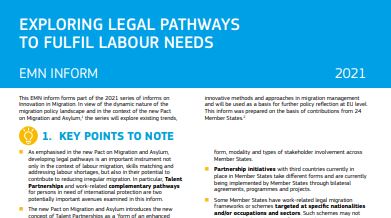 Exploring legal pathways to fulfil labour needs